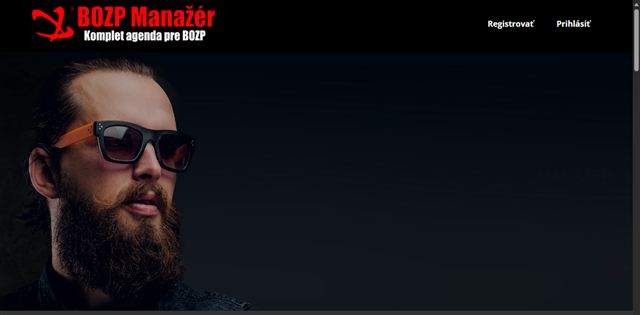 Screenshot of BOZPManazer.sk