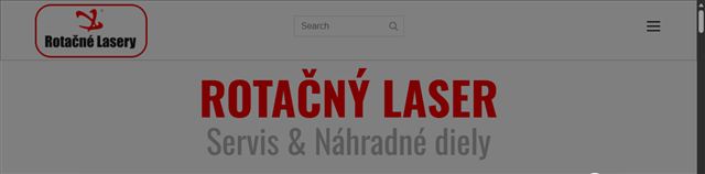 Screenshot of RotacneLasery.sk